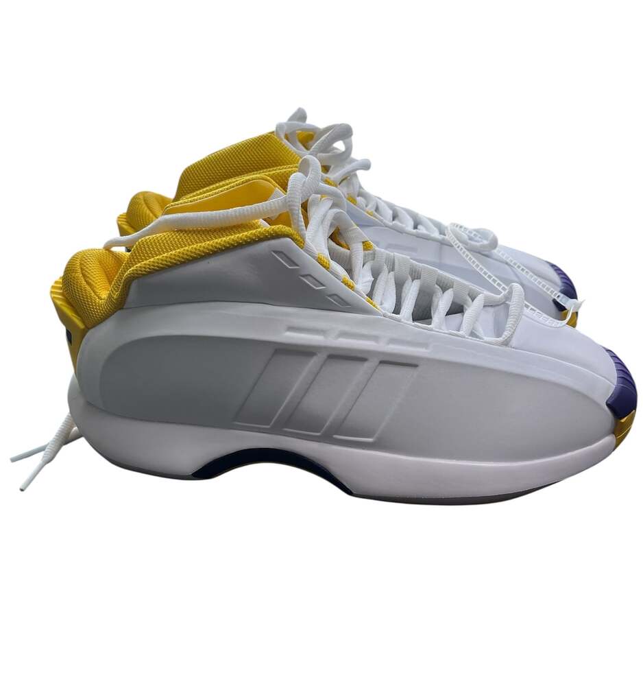 Adidas Crazy 1 Lakers Home Basketball Shoes GY8947 White Yellow Purple